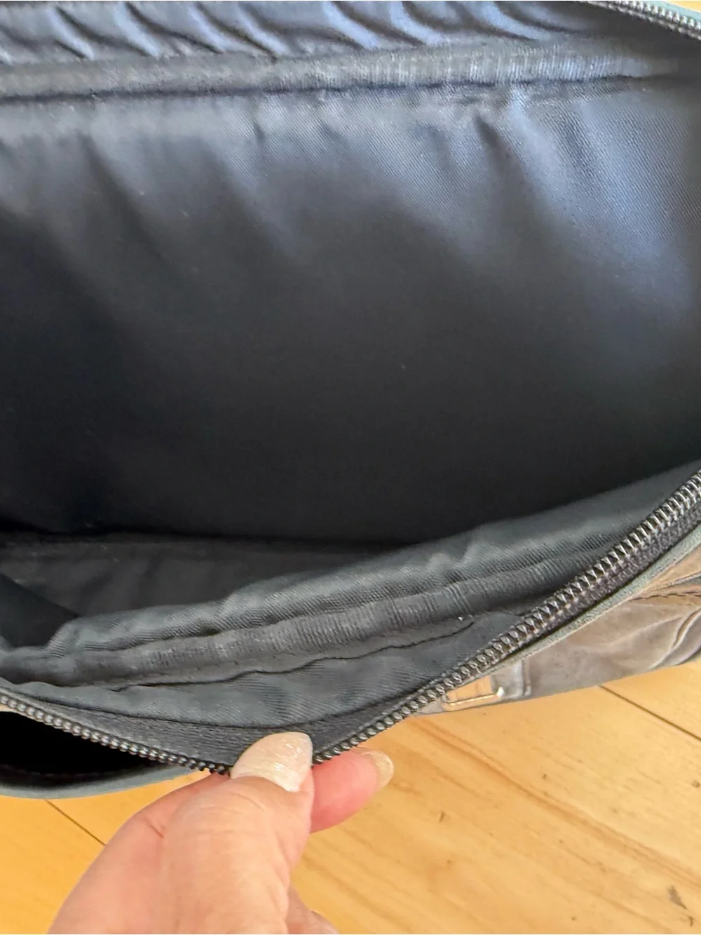 Gray coach  Leather Men’s Briefcase Bag